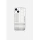 Coque iPhone 13 Mini miroir anti-choc  avec anneaux en silicone transparent 