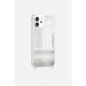 Coque miroir anti-choc avec anneaux  en silicone transparent pour iPhone 12 mini