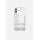 Coque miroir anti-choc avec anneaux  en silicone transparent pour iPhone 12 mini