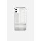 Coque miroir anti-choc avec anneaux  en silicone transparent pour iPhone 11