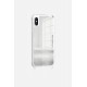 Coque miroir anti-choc avec anneaux  en silicone transparent pour iPhone X/XS