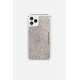 Coque iPhone 11 Pro avec anneaux en silicone paillettes multicolors
