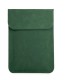 Housse de protection aspect cuir pour tablette, ordinateur compatible de 13,3 à 15,4 pouces Kaki