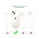 Coque iPhone 14 Plus Transparente Compatible Magsafe + 2 Vitres Protection Ecran