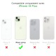 Coque iPhone 15 Plus Transparente Compatible Magsafe + 2 Vitres Protection Ecran