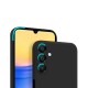 Coque Samsung Galaxy A15 Silicone liquide Noire  + 2 Vitres en Verre trempe Protection ecran Antichocs
