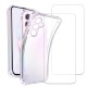 Coque Samsung Galaxy A55 Antichoc coins renforces Silicone + 2 Vitres en verre trempe  Protection ecran