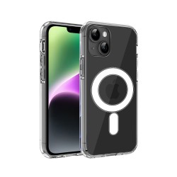 Coque iPhone 14 Transparente Compatible Magsafe antichocs