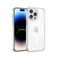Coque iPhone 14 Pro Transparente Compatible Magsafe antichocs
