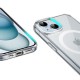 Coque iPhone 15 Plus Transparente Compatible Magsafe antichocs