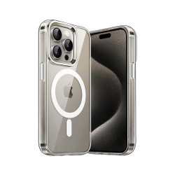 Coque iPhone 15 Pro Transparente Compatible Magsafe antichocs