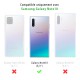 Coque Samsung Galaxy Note 10 Antichoc coins renforces Silicone + 2 Vitres en verre trempe Protection ecran