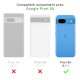Coque Google Pixel 8A Antichoc coins renforces Silicone + 2 Vitres en verre trempe Protection ecran
