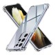 Coque Samsung Galaxy S21 Ultra 5G Antichoc coins renforces Silicone + 2 Vitres en verre trempe Protection ecran