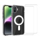 Coque iPhone 16 Transparente Compatible Magsafe + 2 Vitres Protection ecran