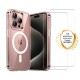 Coque iPhone 16 Pro Transparente Compatible Magsafe + 2 Vitres Protection ecran