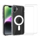 Coque iPhone 16 Plus Transparente Compatible Magsafe + 2 Vitres Protection ecran