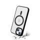 Coque iPhone 13 Noire fumee Compatible Magsafe + 2 Vitres Protection ecran