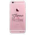 Coque iPhone 6/6S rigide transparente Glamour et Parisienne Dessin La Coque Francaise