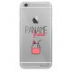 Coque rigide transparent Paname Fraise iPhone 6 / 6S