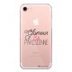 Coque rigide transparent Glamour et Parisienne iPhone 7/8