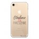 Coque rigide transparent Tendance et Parisienne iPhone 7/8