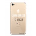 Coque iPhone 7/8/ iPhone SE 2020 rigide transparente Commerages Dessin La Coque Francaise