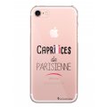 Coque iPhone 7/8/ iPhone SE 2020 rigide transparente Caprices de Parisienne Dessin La Coque Francaise