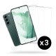 Lot de 3 vitres Samsung Galaxy S22 Protectrices en verre trempe