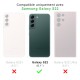 Lot de 3 vitres Samsung Galaxy S22 Protectrices en verre trempe