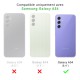 Lot de 3 vitres Samsung Galaxy A54 Protectrices en verre trempe 