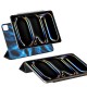 Etui iPad Fixation Magnetique Noir iPad Air 10.9 Pouces 2020/2022 iPad Pro 11 Pouces