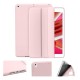 Etui Smart Cover iPad 10.2 Pouces 2019/2020/2021 Rose a rabat avec support