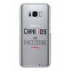 Coque rigide transparent Caprices de Parisienne Samsung Galaxy S8