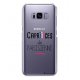 Coque rigide transparent Caprices de Parisienne Samsung Galaxy S8 Plus