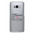Coque Samsung Galaxy S8 rigide transparente Glamour et Parisienne Dessin La Coque Francaise