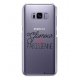 Coque rigide transparent Glamour et Parisienne Samsung Galaxy S8