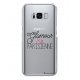 Coque rigide transparent Glamour et Parisienne Samsung Galaxy S8 Plus