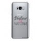 Coque rigide transparent Tendance et Parisienne Samsung Galaxy S8