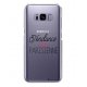 Coque rigide transparent Tendance et Parisienne Samsung Galaxy S8 Plus