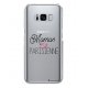 Coque rigide transparent Maman et Parisienne Samsung Galaxy S8