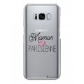 Coque Samsung Galaxy S8 rigide transparente Maman et Parisienne Dessin La Coque Francaise