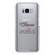 Coque rigide transparent Chieuse et Amoureuse Samsung Galaxy S8