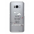 Coque Samsung Galaxy S8 rigide transparente Vive le vendredi Dessin La Coque Francaise