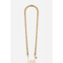 Chaîne bijoux Emmy avec mousquetons dorés de 120 cm coloris dorée