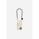 Bijoux de téléphones Billy avec mousquetons dorés 40 cm chaîne en metal noir