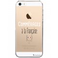 Coque iPhone SE / 5S / 5 rigide transparente Commerages Dessin La Coque Francaise