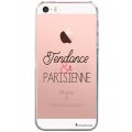 Coque iPhone SE / 5S / 5 rigide transparente Tendance et Parisienne Dessin La Coque Francaise