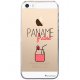 Coque rigide transparent Paname Fraise iPhone SE / 5S / 5