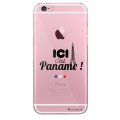 Coque iPhone 6 Plus / 6S Plus rigide transparente Ici c'est Paname Dessin La Coque Francaise